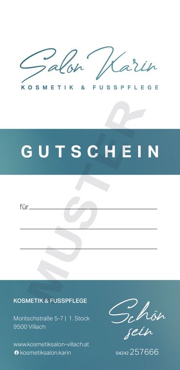 Gutschein Muster